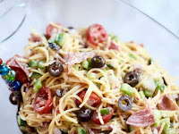 Summer Italian Spaghetti Salad 