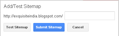 GOOGLE WEBMASTER: SUBMIT SITEMAP