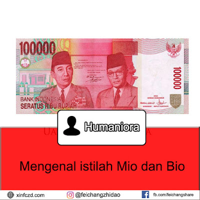 Arti Dari Mio dan Bio Dalam Mata Uang Internasional