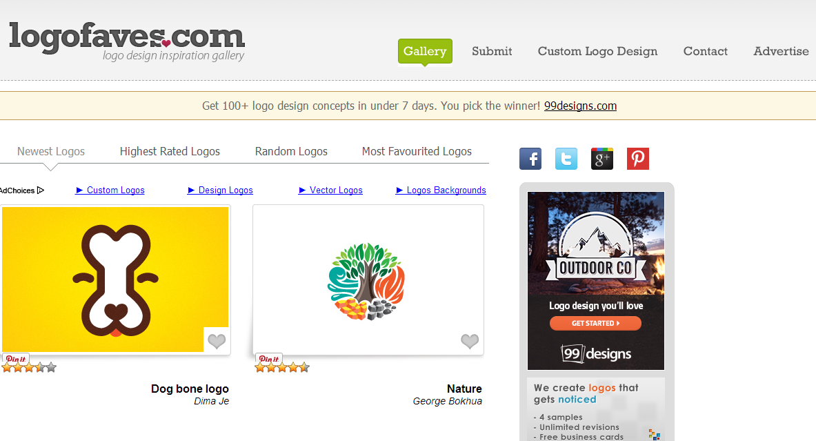 13 Website Referensi  untuk Logo  Designer The Power of 