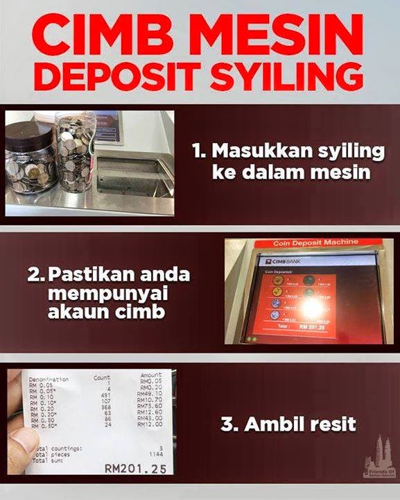 Pak Cah's Blog: Mesin Deposit Syiling (Coin Deposit Machine)