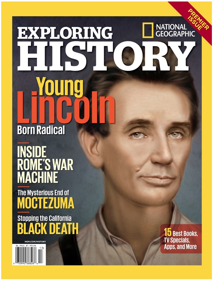 The first installment includes a cover story on Abraham Lincoln that ...