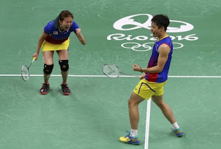 goh liu ying dan chan peng soon layak ke separuh akhir badminton olimpik rio 