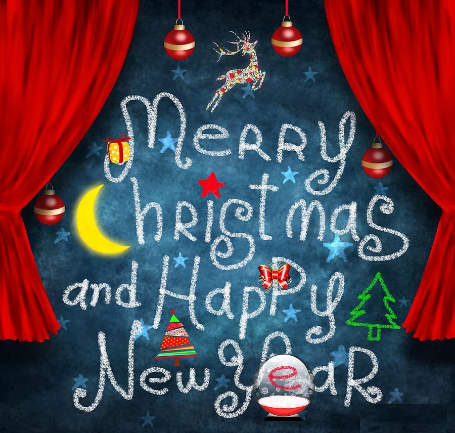 Animated Merry Christmas 2015 and New Year 2016 HD 