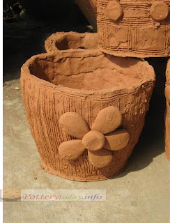 clay flower pots