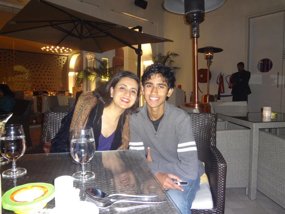 Indian Television (TV) Journalist Sagarika Ghose with her Son Ishan Sardesai | Indian Television (TV) Journalists Rajdeep Sardesai & Sagarika Ghose Family Photos | Real-Life Photos