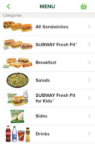 Subway App Screenshot 2