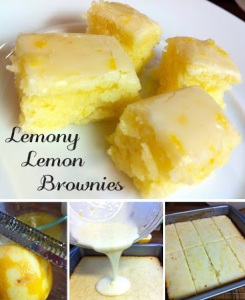  Lemony Lemon Brownies 
