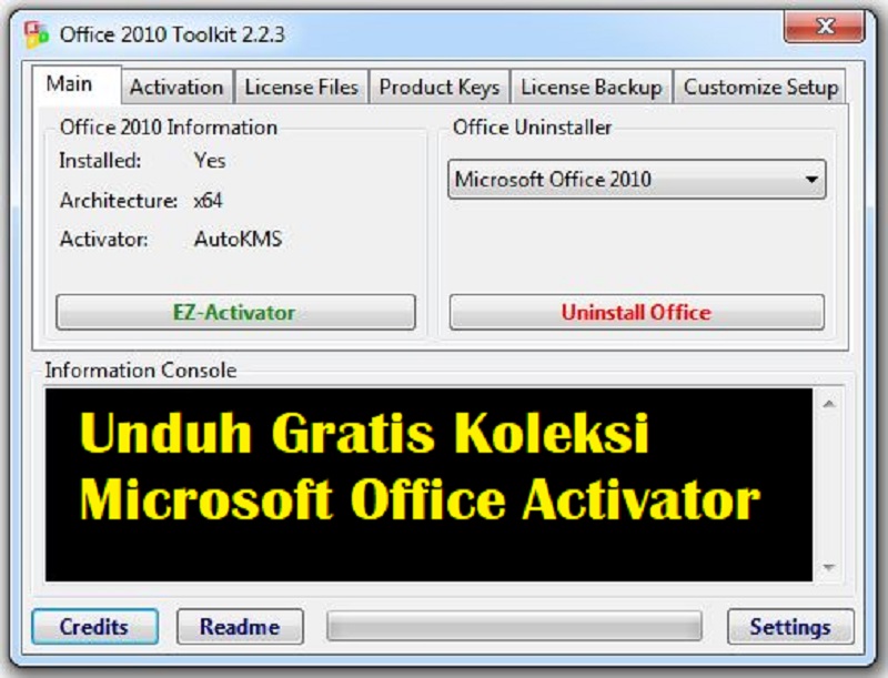 Unduh Gratis Koleksi Microsoft Office Activator
