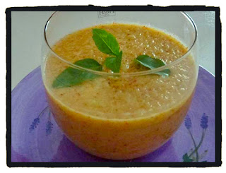 Soupe glacée au concombre