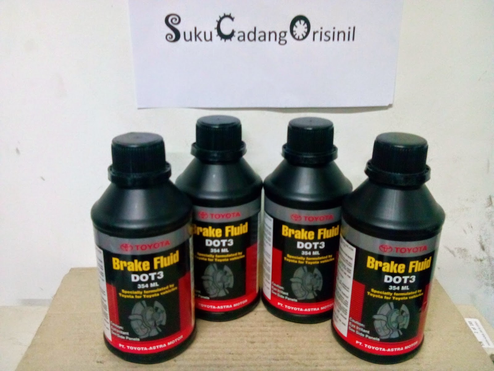 Brake Fluid DOT3 354 ML Minyak  Rem  SukuCadangOrisinil