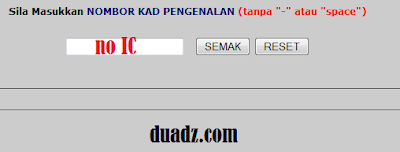 Cara untuk membuat semakan secara online PRU-13 Secara Online