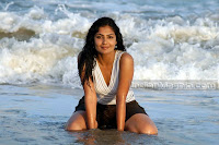 Kamalini Mukherjee Hot and Wild on Beach