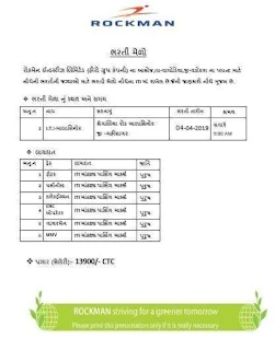 ITI Recruitment for Rockyon Industries Limited (Hero Group Company)