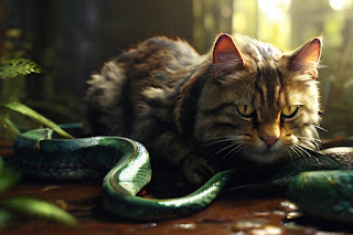 The Spiritual Meaning of a Cat Bringing a Snake