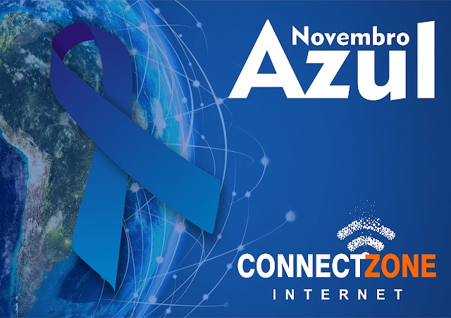 A Connect Zone Telecom apoia o Novembro Azul.