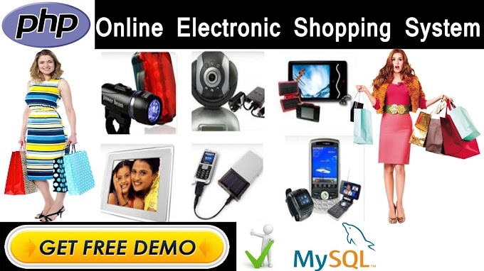 Online Electronic Shopping System Project in PHP | MYSQLI | HTML | CSS | JQUERY - College Projects