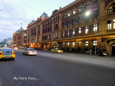 Flinders street station view from Hotel Citigate, Melbourne