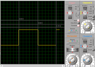  Simulación circuito LM555 en modo Astable.