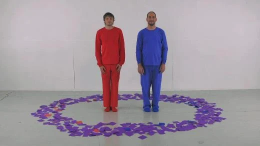 Sesame Street Episode 4281. OK Go sings a song, it is Three Primary Colors.