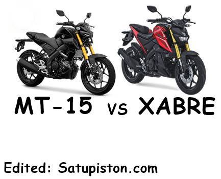 6 Perbedaan Yamaha MT 15 Vs Xabre, Pilih Mana ???