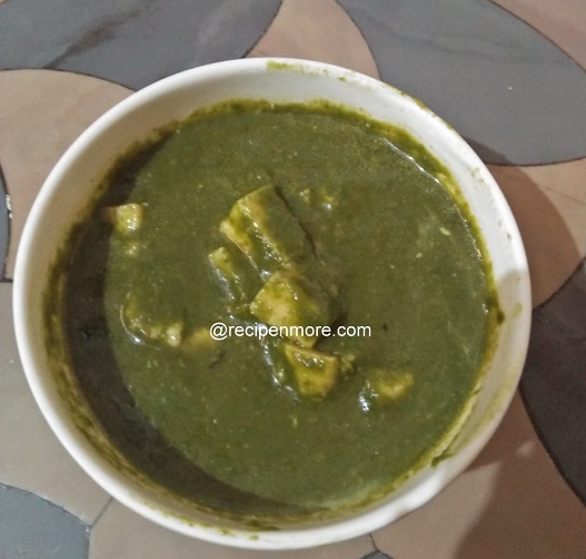 पालक पनीर | palak paneer recipe in marathi