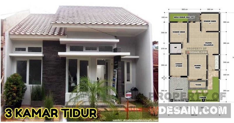 20+ Inspirasi Spesial Desain Rumah 7X10 2 Lantai