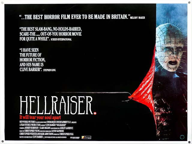 Hellraiser British quad poster