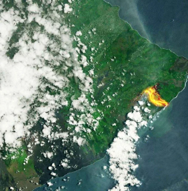 Lava in Hawaii So Widespread It Can Be Seen From Space