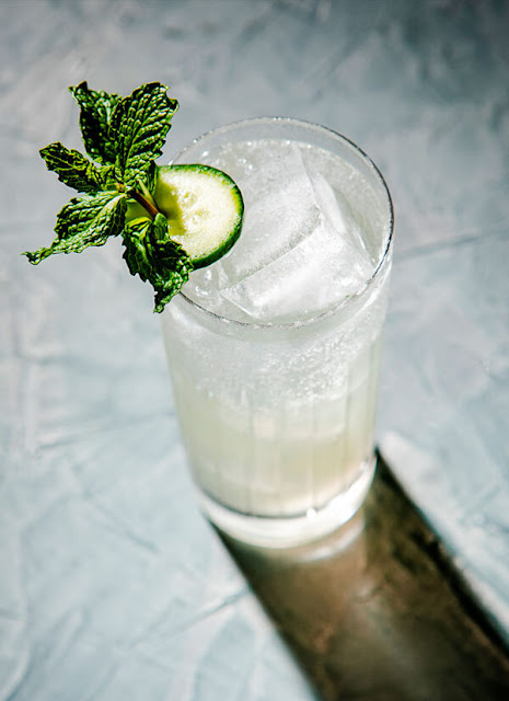 Southside Cucumber Fizz Cocktail