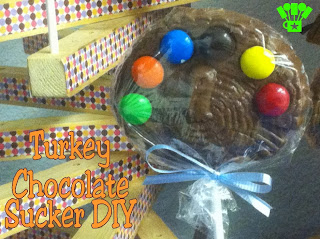 Thanksgiving Turkey Chocolate Sucker DIY by Kims Kandy Kreations