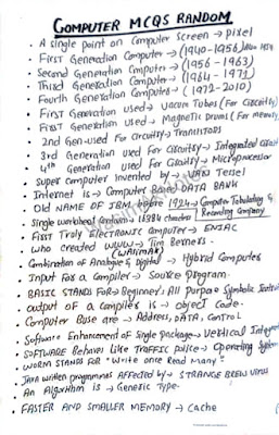 FIA Handwritten Notes PDF