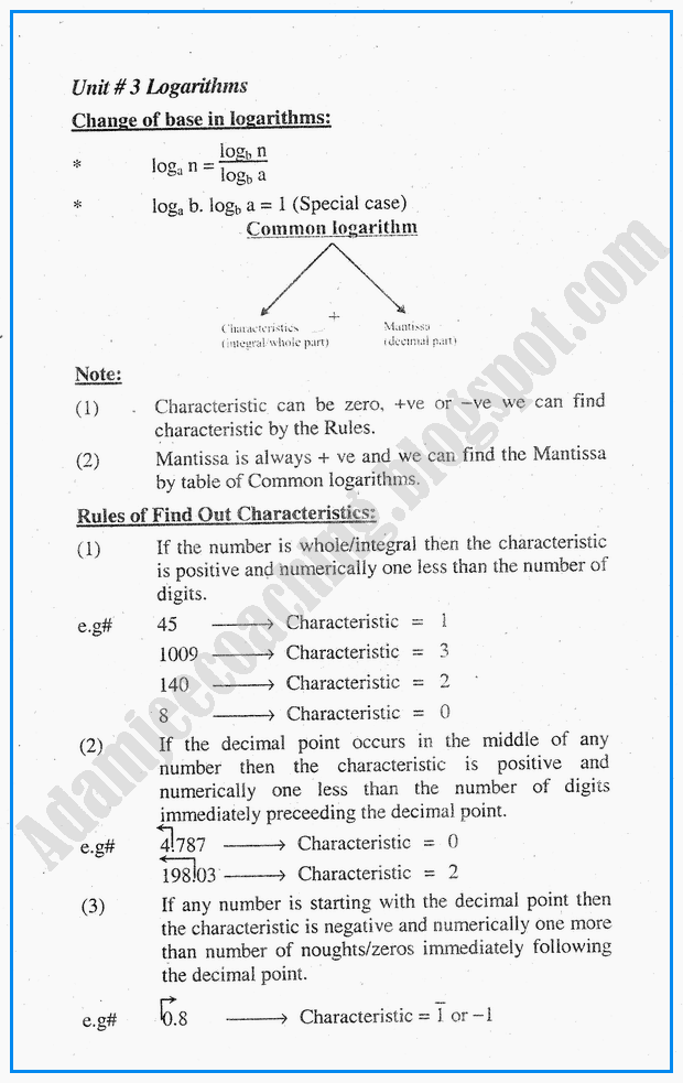 logarithms-definitions-and-formulae-mathematics-notes-for-class-10th