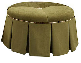 modern upholstered ottoman