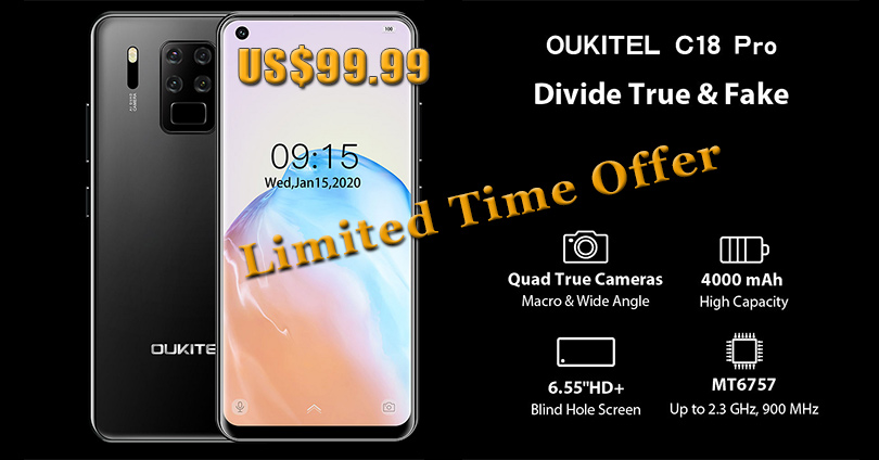 OUKITEL C18 Pro - sale - offer