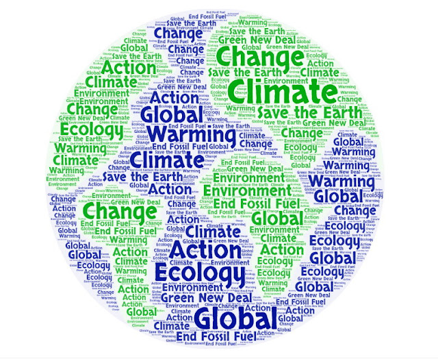 Climate Change World Word Art by gvan42