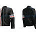 Easy Rider Captain America Biker Black Leather Jacket