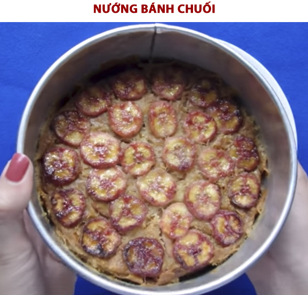 nướng bánh chuối nước cốt dừa