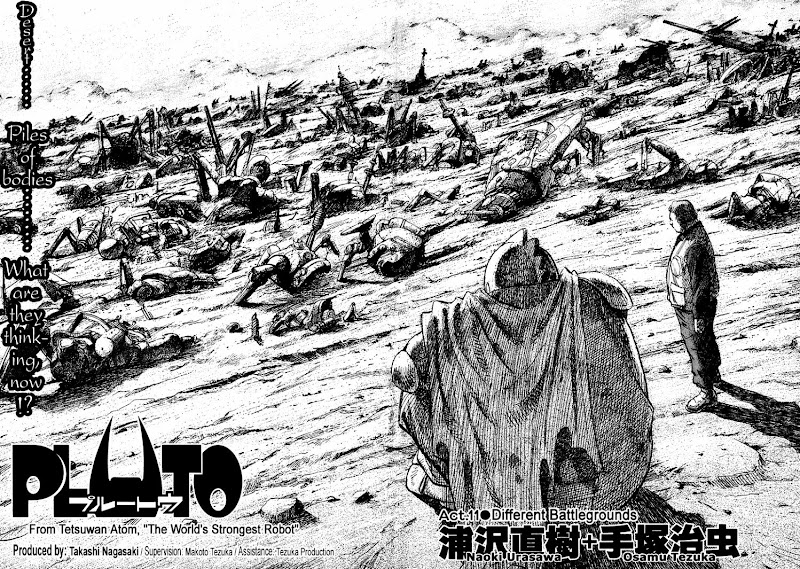 Naoki Urasawa - Pluto graphic novel manga, Act 11: Different Battlegrounds, Page 4