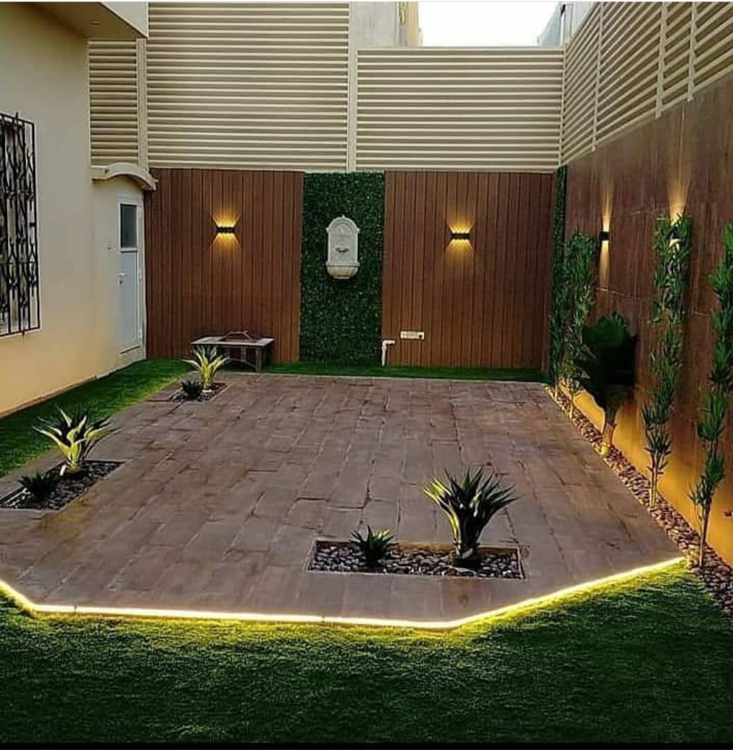 تصميم حدائق الحوش المنزلي في مناطق ابو ظبي