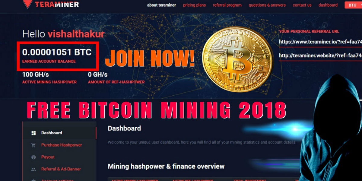 Bitcoin Mining Free 2018 New Bitcoin Cloud Mining Launch Without - 