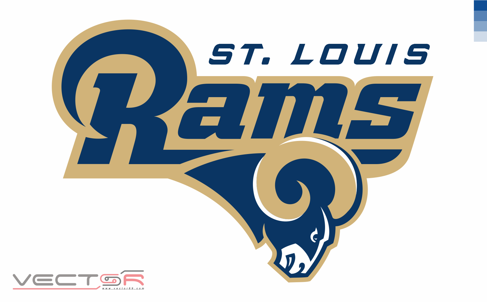 St. Louis Rams (2012-2015) Alternate Logo - Download Vector File Encapsulated PostScript (.EPS)