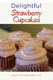 Delightful Strawberry Cupcakes