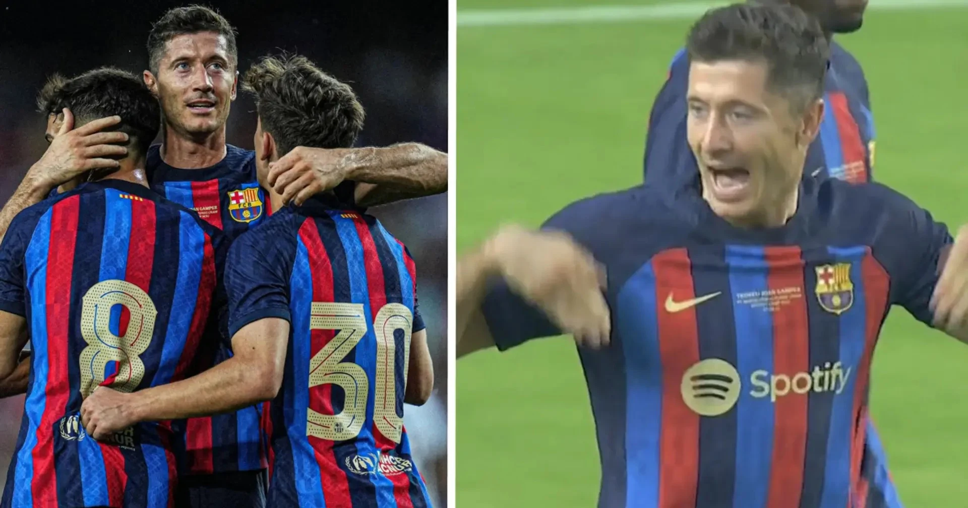 6 pictures prove Lewandowski is new father figure in Barca squad