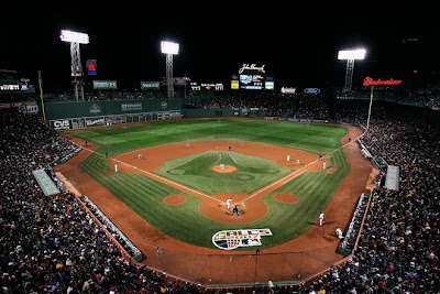 Fenway Park under the lights.