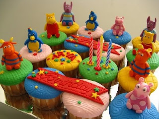 Backyardigans Birthday Cupcakes