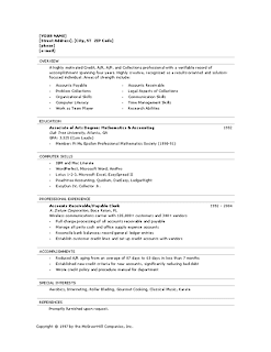 Accounts payable specialist resume, Word