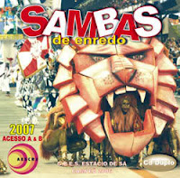 foto da capa do cd sambas de enredo 2007 grupo de acesso