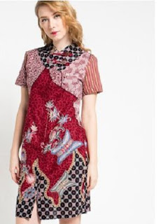Model Dress Batik Modern Elegan