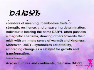 ▷ meaning of the name DARYL (✔)